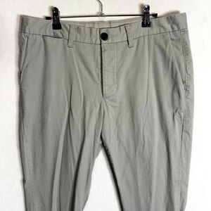 Allsaints Park Chino Pants Mens 32x29 Olive Slim Straight Button Fly Preppy City